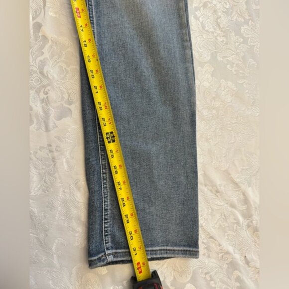 Silver Jeans 33x31 Most Wanted Straight Mid Rise Stretch Distressed Blue - Picture 7 of 8